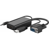 Adapteris VGA → HDMI + USB 2.0 + 3.5 (K-L-K-K) Goobay 